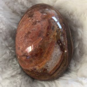 Italian Marble Finished Brown Egg